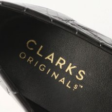 画像8: Wmns Wallabee Loafer Croc クラークス オリジナルズ ウィメンズ レディース ワラビー ローファー ブラック クロコ クレープソール (8)