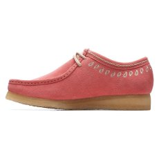 画像4: Wallabee Lo Pink Embroidery ワラビー ロー ピンク エンブロイダリー スエード メンズ (4)