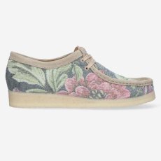 画像11: Wallabee Lo Grey Floral クラークス オリジナルズ ワラビー ロー グレー フローラル スエード クレープソール メンズ (11)