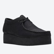 画像1: Wmns Wallabee craft Wallacraft Lo Black Nubuck クラークス オリジナルズ ワラビー ワラクラフト ロー レディースシューズ ウィメンズ (1)