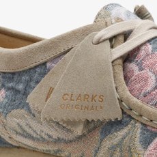 画像3: Wallabee Lo Grey Floral クラークス オリジナルズ ワラビー ロー グレー フローラル スエード クレープソール メンズ (3)