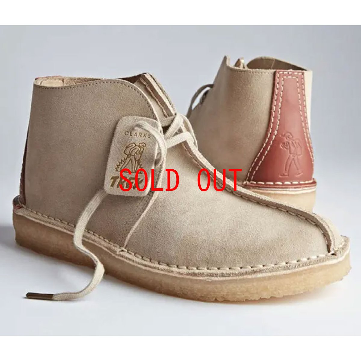 画像1: Clarks Originals Trek Hi 50 Boot Sand Suede クラークス オリジナルズ トレック ハイ ブーツ スエード クレープソール メンズ (1)