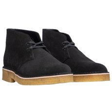 画像1: Desert Boot Black Suede オリジナルズ デザートブーツ ブラック スエード メンズ (1)