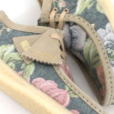 画像7: Wallabee Lo Grey Floral クラークス オリジナルズ ワラビー ロー グレー フローラル スエード クレープソール メンズ (7)