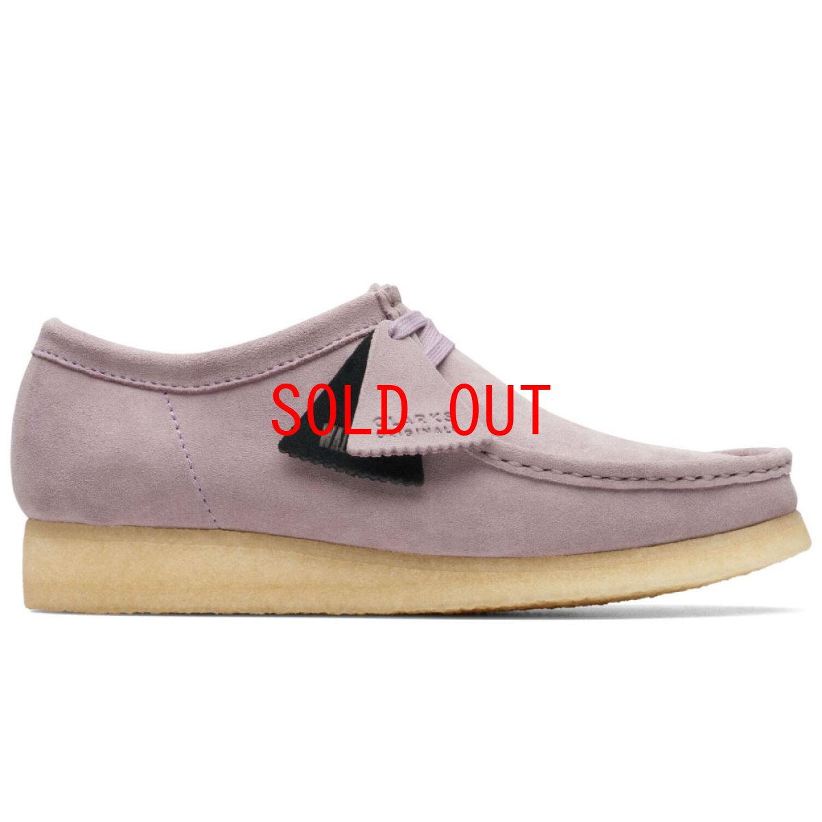 画像1: Wallabee Lo Mauve Suede クラークス オリジナルズ ワラビー ロー ライト パープル スエード メンズ (1)