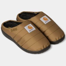 画像2: Subu For Carhartt Wip Cordura Slippers Hamilton Brown スリッパ コラボ リサイクルポリエステル キャリーバッグ付属 (2)