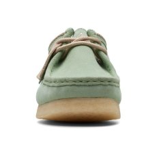 画像5: Clarks Originals Wallabee Lo Green Embroidery クラークス オリジナルズ ワラビー ロー グリーン エンブロイダリー スエード クレープソール メンズ (5)