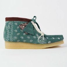 画像3: Wallabee Green Paisley オリジナルズ ワラビー ペイズリー グリーン スエード メンズ (3)