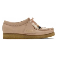 画像2: Wmns Wallabee Lo pink Natural Raffia クラークス オリジナルズ ワラビー ロー ピンク ラフィア レディースシューズ ウィメンズ (2)