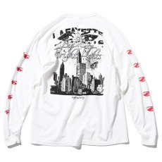 画像3: Big City L/S Tee WHT ビッグシティー 長袖 Tシャツ (3)