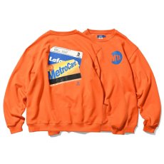 画像1: × MTA Metro Card Crewneck Sweat ORG メトロ カード エムティーエー スウェット (1)