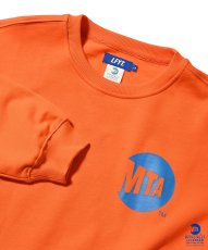 画像4: × MTA Metro Card Crewneck Sweat ORG メトロ カード エムティーエー スウェット (4)