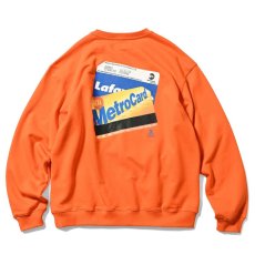 画像3: × MTA Metro Card Crewneck Sweat ORG メトロ カード エムティーエー スウェット (3)