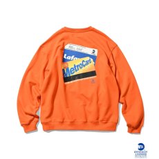 画像8: × MTA Metro Card Crewneck Sweat ORG メトロ カード エムティーエー スウェット (8)