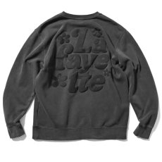 画像3: Pigment Dyed Flower Crewneck Sweat BLK フラワー クルーネック スウェット (3)