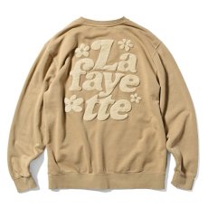 画像3: Pigment Dyed Flower Crewneck Sweat Sand フラワー クルーネック スウェット (3)