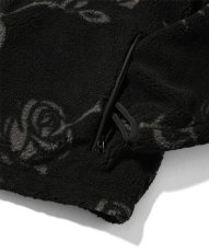 画像8: Rose Allover Patterned Fleece Jacket ローズ フリース ジャケット (8)