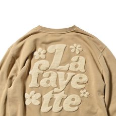 画像9: Pigment Dyed Flower Crewneck Sweat Sand フラワー クルーネック スウェット (9)