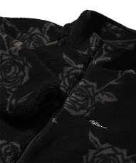 画像6: Rose Allover Patterned Fleece Jacket ローズ フリース ジャケット (6)