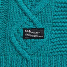 画像5: FISHARAN Crewneck Fisherman Knit GRN クルーネック 3ゲージ ウールヤーン フィッシャーマン ニット (5)