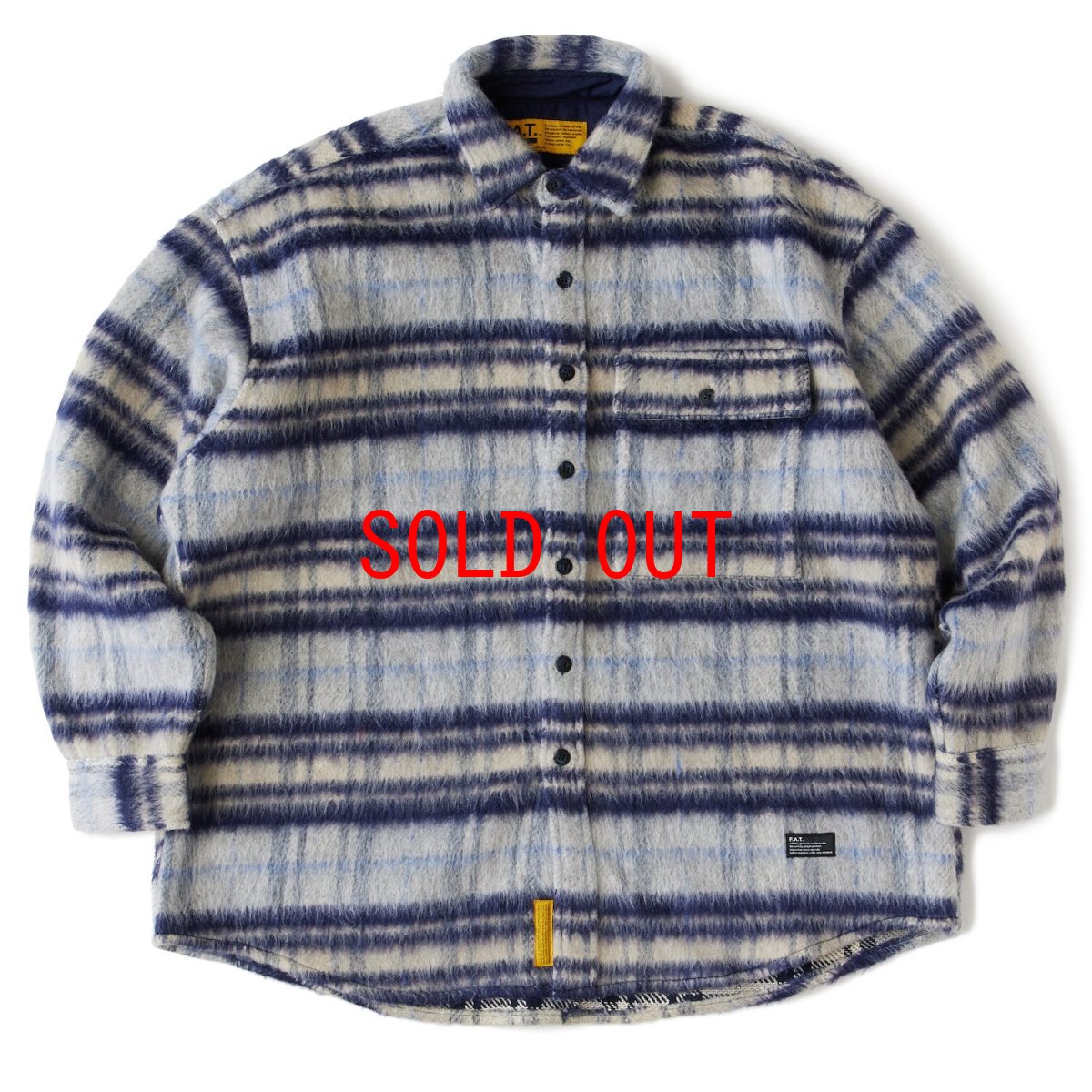 画像1: SHAGGYOVER Mohair Shirts Jacket モヘア チェック シャツジャケット (1)