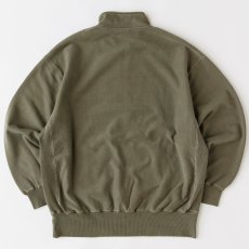 画像3: U.P.Half US Cotton Half Zip Sweat OLV ヘビーウェイト ピグメント ハーフジップ スウェット シャツ (3)