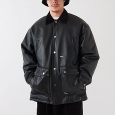 画像1: SHOTALL PU Leather Hunting Jacket PUレザー ハンティング ジャケット (1)