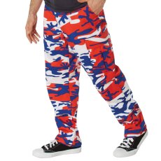 画像3: BDU Camo Cargo Pants カーゴ パンツ Red Blue (3)