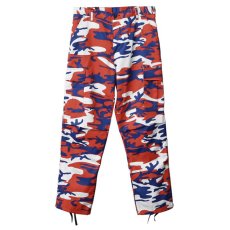 画像4: BDU Camo Cargo Pants カーゴ パンツ Red Blue (4)