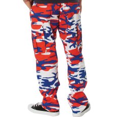 画像2: BDU Camo Cargo Pants カーゴ パンツ Red Blue (2)