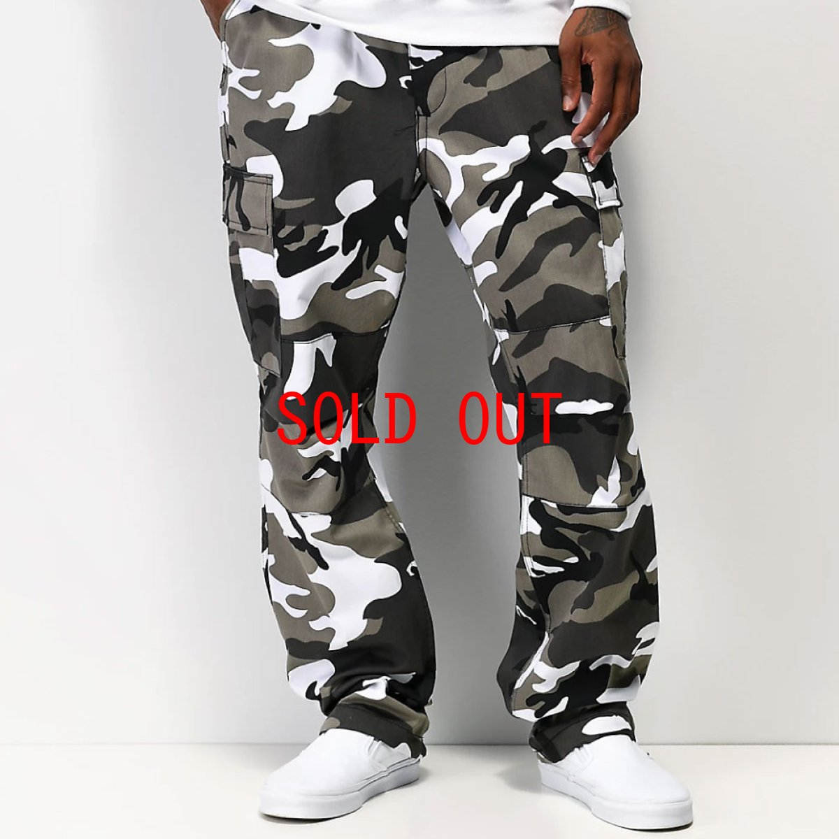 画像1: BDU Snow Camo Cargo Pants カモ カーゴ パンツ (1)