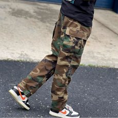 画像7: BDU Woodland Camo Cargo Pants ウッドランド カモ カーゴ パンツ (7)