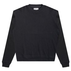 画像1: Heavy Weight Thermal Sweat Shirt BLK ヘビー ウェイト サーマル スウェット シャツ (1)