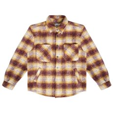 画像2: Side Slit Flannel Shirt ヘビー フランネル シャツ モヘア (2)