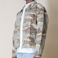 画像4: Desert Camo Canvas Cotton Jacket デザート カモ キャンバス ジャケット (4)