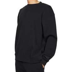 画像2: Heavy Weight Thermal Sweat Shirt BLK ヘビー ウェイト サーマル スウェット シャツ (2)