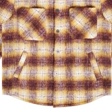 画像7: Side Slit Flannel Shirt ヘビー フランネル シャツ モヘア (7)