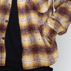 画像8: Side Slit Flannel Shirt ヘビー フランネル シャツ モヘア (8)