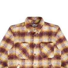 画像6: Side Slit Flannel Shirt ヘビー フランネル シャツ モヘア (6)