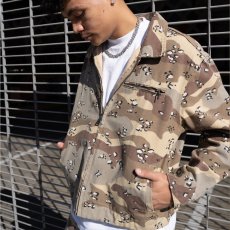 画像1: Desert Camo Canvas Cotton Jacket デザート カモ キャンバス ジャケット (1)