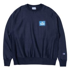 画像1: Happy Weekend Crewneck Sweat Shirts NVY クルーネック スウェット (1)