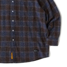 画像8: GIGAHEATHER Tartan Flannel Check Shirts BLU タータン チェック ネルシャツ チェック シャツ (8)