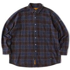 画像2: GIGAHEATHER Tartan Flannel Check Shirts BLU タータン チェック ネルシャツ チェック シャツ (2)