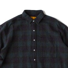 画像9: GIGAHEATHER Tartan Flannel Check Shirts GRN タータン チェック ネルシャツ チェック シャツ (9)