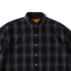 画像10: GIGADATION Ombre Flannel Check Shirts GRY オンブレ チェック ネルシャツ チェック シャツ (10)