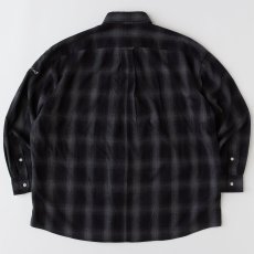 画像3: GIGADATION Ombre Flannel Check Shirts GRY オンブレ チェック ネルシャツ チェック シャツ (3)