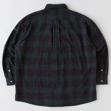 画像2: GIGAHEATHER Tartan Flannel Check Shirts GRN タータン チェック ネルシャツ チェック シャツ (2)