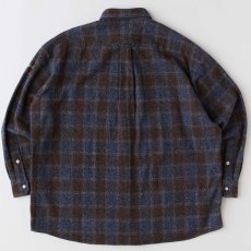 画像3: GIGAHEATHER Tartan Flannel Check Shirts BLU タータン チェック ネルシャツ チェック シャツ (3)