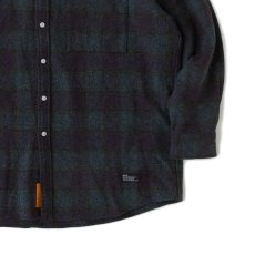 画像8: GIGAHEATHER Tartan Flannel Check Shirts GRN タータン チェック ネルシャツ チェック シャツ (8)