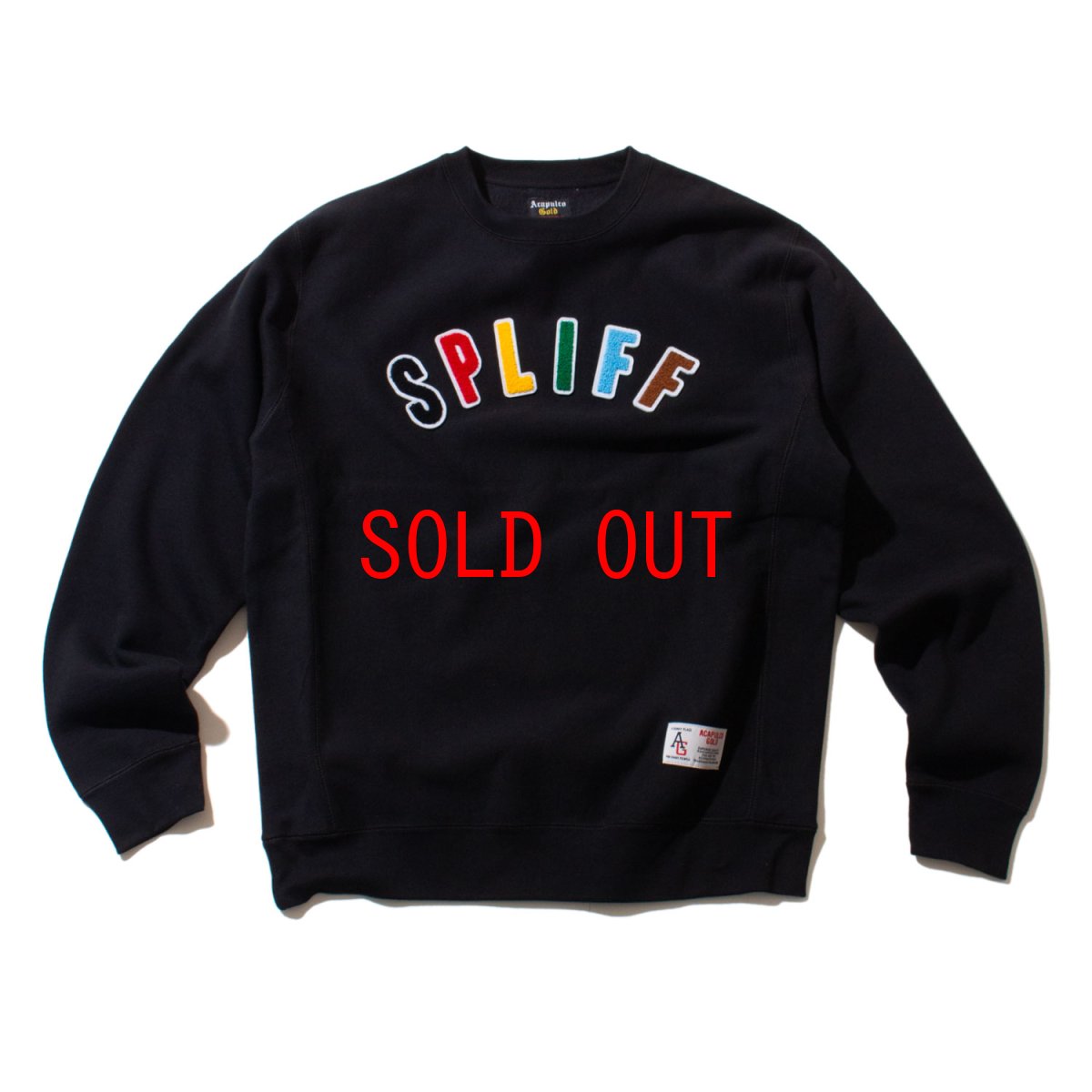 画像1: Spliff Crew neck Sweat shirt サガラ ワッペン クルーネック スウェット (1)